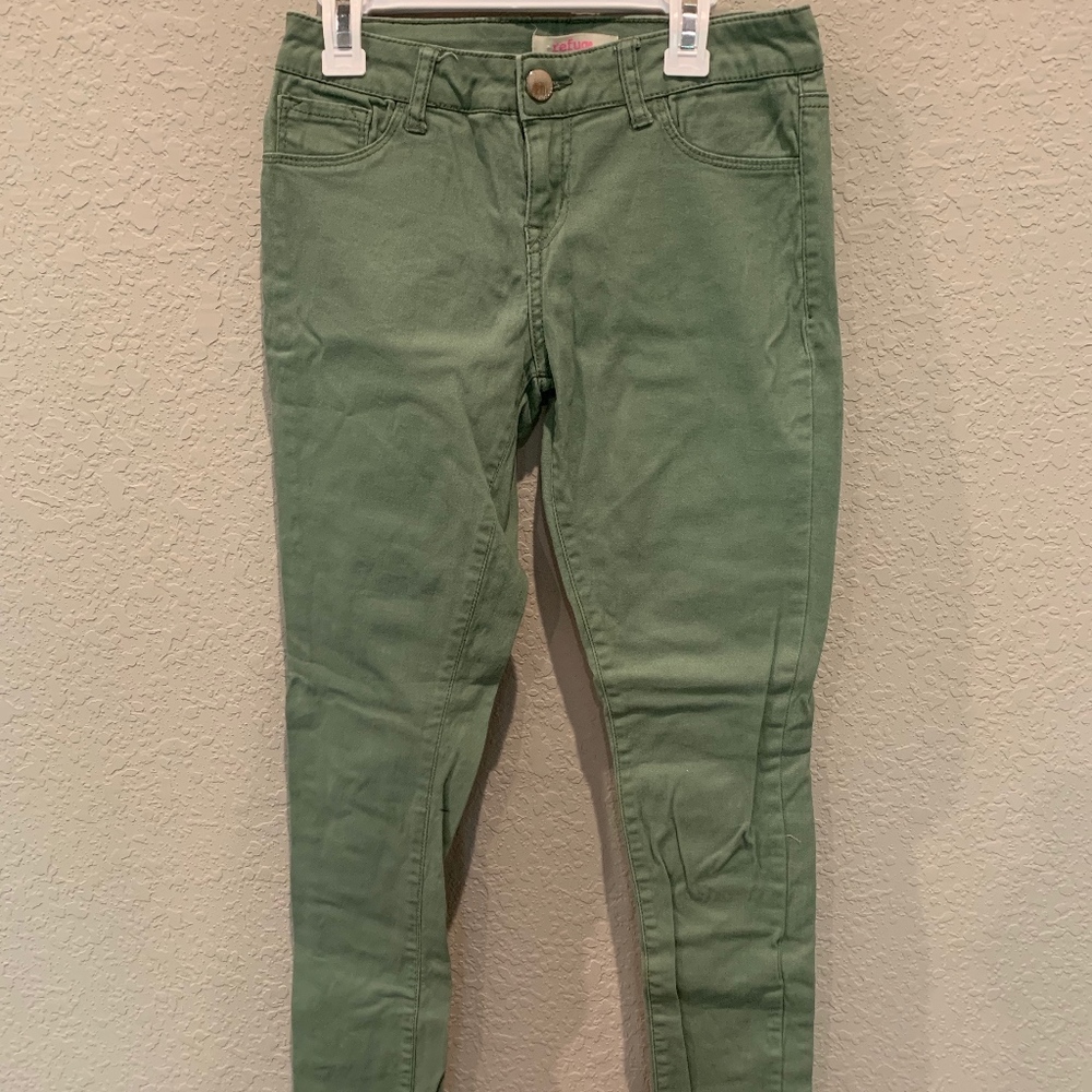 Refuge Green Jeans